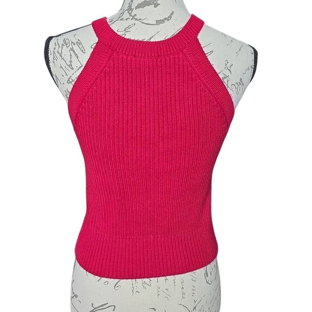 Express Women's Size Large Red Sweater Knit Skim Tank